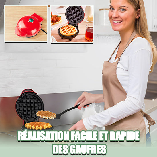 gaufrier avec cuisiniere