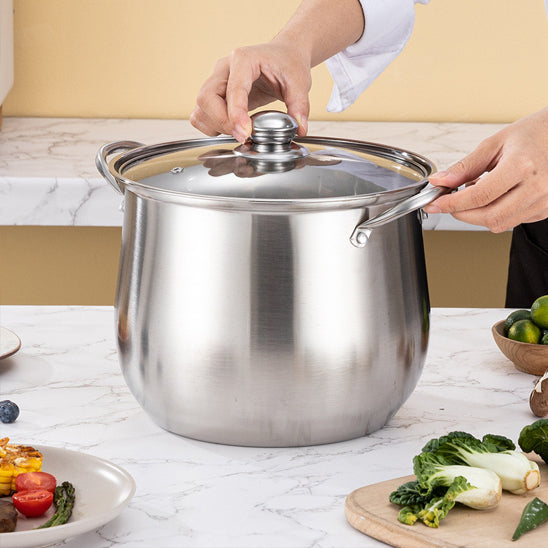marmite inox couvercle comptoir chou