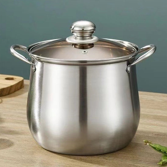 marmite inox couvercle pois