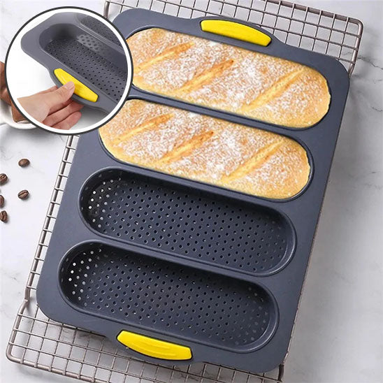 moule pain poignee anti chaleur jaune