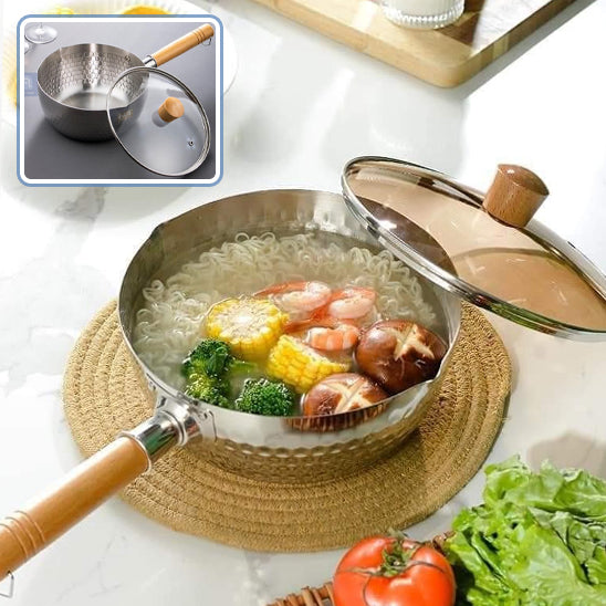 casserole inox ramen legume