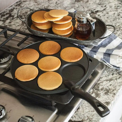 crepiere 6 mini moules plateau crepe sirop