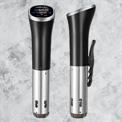 cuiseur sous vide noir metal lecteur numerique