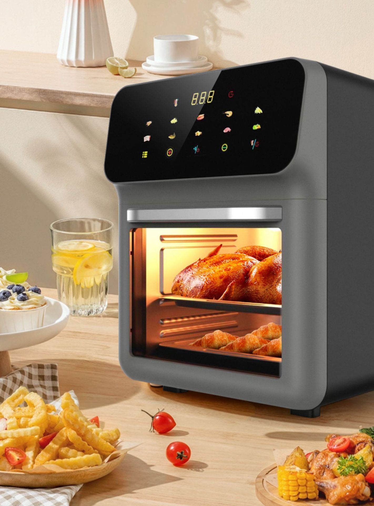 friteuse air frites poulet entier