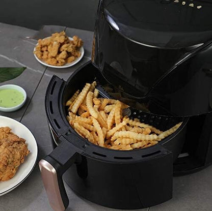friteuse air noire poulet frit frites