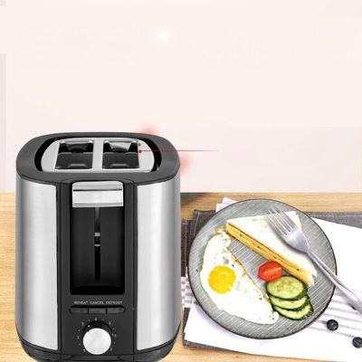 grille-pain stainless noir assiette pain oeuf