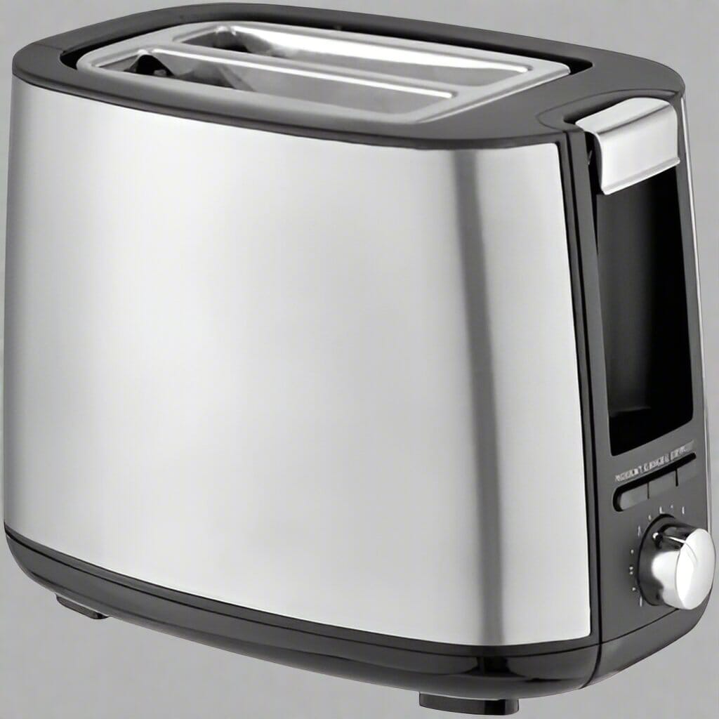 grille-pain stainless noir