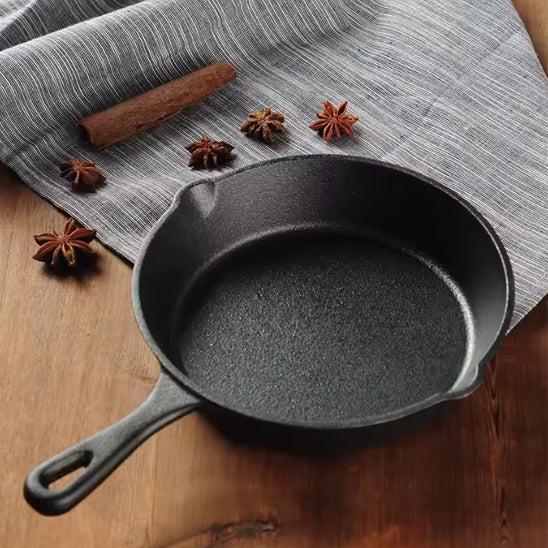 poele fonte vide napperon anis cannelle