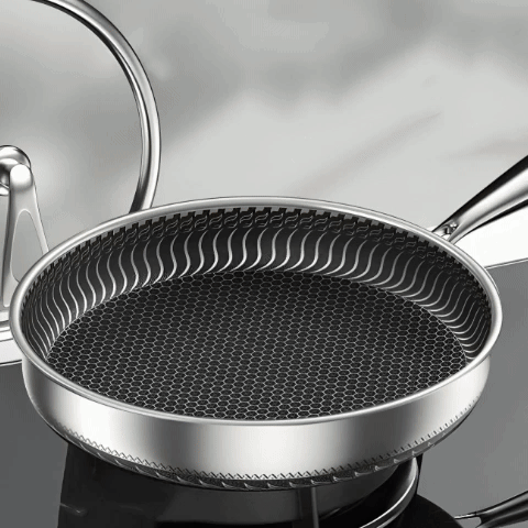 poele inox anime